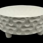 CERAMICA- TAÇA COM PES GRD. COR:BRANCO