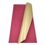 FOLHA CELOFANE 20UNID COR:BORDO/OURO