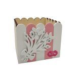 CAIXA MADEIRA RISCAS C/FLOR