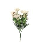 MOLHO ARTIFICIAL MINI GIRASSÓIS COR:BRANCO