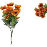 MOLHO ARTIFICIAL MINI GIRASSÓIS COR:LARANJA