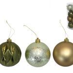 CONJ. C/16 BOLAS NATAL 8CM
