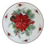 PRATO C/MOTIVOS NATAL PLASTICO