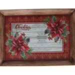 TABULEIRO DE PLASTICO MOTIVO NATAL