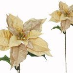 POINSETIA XL GLITTER 71CM COR:OURO