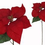 PE POINSETTIA 61CM COR:VERMELHO