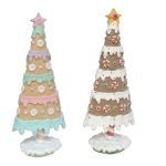 FIGURA ARVORE DE GENGIBRE DECORADA