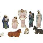 PRESEPIO C/11 FIGURAS 35CM COR:ROSA