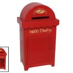 CAIXA DE CORREIO DE NATAL METAL C/PORTA