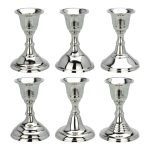 PORTAVELAS ALUMINIO 8.8CM COR:PRATA