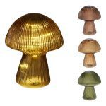 COGUMELO VIDRO C/LUZ