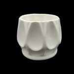 CERAMICA- VASO MARIANO COR:BRANCO VIDRADO