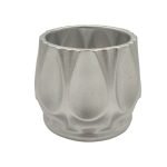 CERAMICA- VASO MARIANO COR:PRATA