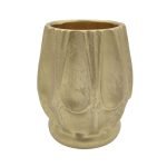 CERAMICA- JARRA BAIXA MARIANO PEQ. COR:OURO