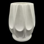 CERAMICA- JARRA BAIXA MARIANO GRD. COR:BRANCO VIDRADO