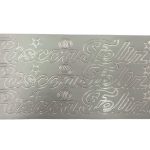 ETI. LASER 10X23CM SACO C/5 FOLHAS PASCOA FELIZ PRATA