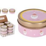 VELA AROMATICA C/FRASCO METAL NATAL