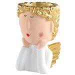 BUSTO MULHER ASAS C/FURO COR:OURO