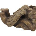 FIGURA ANJO DEITADO C/FURO COR:OURO