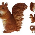 FIGURA ESQUILO CERAMICA