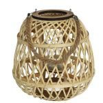 PORTAVELAS C/VIDRO COR:CASTANHO