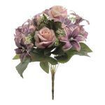 ARTIFICIAL- RAMO C/ROSA+LILIUM+HYDRANGEA