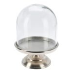 CUPULA C/BASE DE ALUMINIO COR:PRATA