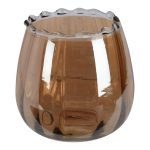 COPO VIDRO COR:CASTANHO