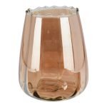 COPO VIDRO COR:CASTANHO