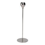 PORTAVELAS ALUMINIO 30CM COR:PRATEADO