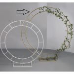 ARCO ESTRUTURA METAL COR:OURO