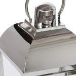 CONJ.3 LANTERNAS INOX+VIDRO