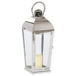 CONJ.3 LANTERNAS INOX+VIDRO