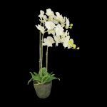 PLANTA ARTIFICIAL "ORQUIDEA" COR BRANCO