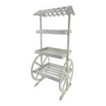 MADEIRA -EXPOSITOR MADEIRA COR BRANCO