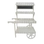 MADEIRA -EXPOSITOR MADEIRA COR BRANCO