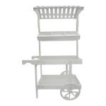 MADEIRA -EXPOSITOR MADEIRA COR BRANCO