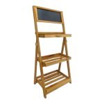 MADEIRA -EXPOSITOR MADEIRA COR CASTANHO