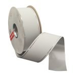 FITA PLASTICO C/FIO BICOLOR 5CMX100MT COR:PRATA/BRANCO