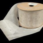 FITA ORGANZA C/DIAMANTES 6.3CMX20MTS COR:CREME