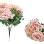 ARTIFICIAL- RAMO C/ROSAS+HYDRANGEA
