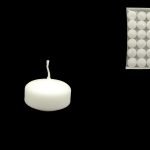 VELA FLUTUANTE CX. C/24 COR:BRANCO