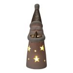 FIGURA CERAMICA PAI NATAL C/LED