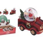 GLOBO DE AGUA C/CARRO NATAL 10CM