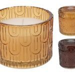 FRASCO VIDRO C/VELA AROMATICA