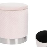 PUFF POLIESTER COR:ROSA