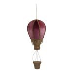 BALAO DE AR QUENTE VELUDO 40CM COR:ROSA