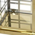 CONJ.2 LANTERNAS METAL C/VIDRO