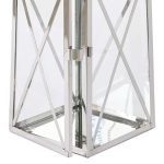 CONJ.3 LANTERNAS INOX+VIDRO