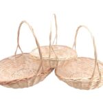 CONJ.3 CESTAS C/ASA COR:NATURAL